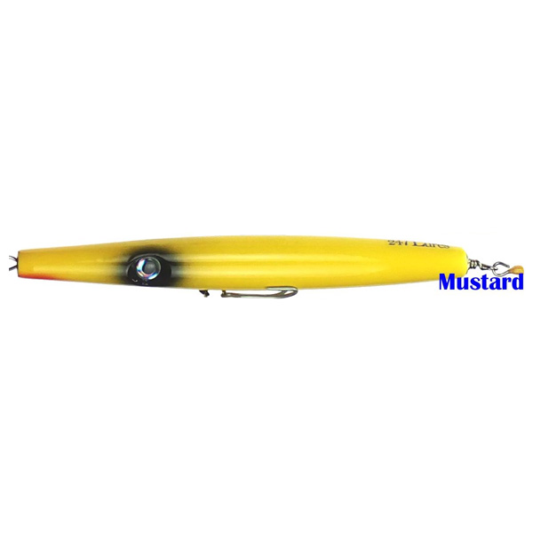 247 Lures Chubby Needle Montauk Special Fishing Lure - Yellow 1 247 Lures Chubby Needle Montauk Special Fishing Lure - Yellow