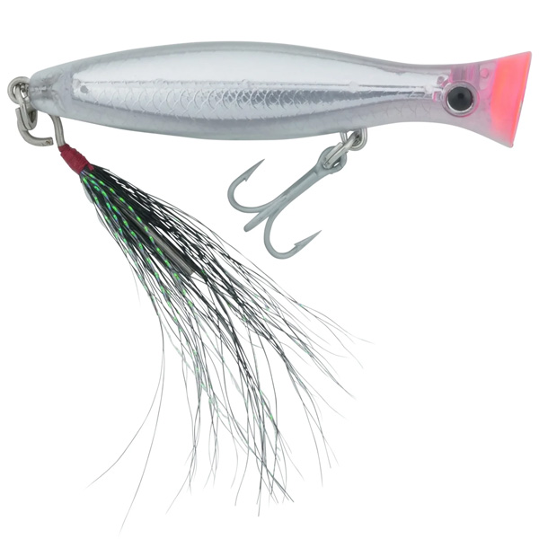 Hogy Lure Company Charter Grade Micro Chug Popper Fishing Lure - Chrome 1 Hogy Lure Company Charter Grade Micro Chug Popper Fishing Lure - Chrome