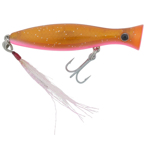 Hogy Lure Company Charter Grade Micro Chug Popper Fishing Lure - Amber 1 Hogy Lure Company Charter Grade Micro Chug Popper Fishing Lure - Amber
