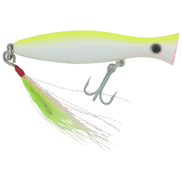 Hogy Lure Company Charter Grade Micro Chug Popper Fishing Lure - Albie Crack 1 Hogy Lure Company Charter Grade Micro Chug Popper Fishing Lure - Albie Crack
