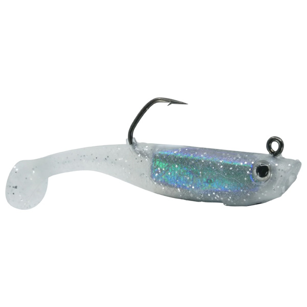 Hogy Lure Company Protail Paddle Fishing Lure, 3.5" - Ghost 1 Hogy Lure Company Protail Paddle Fishing Lure, 3.5" - Ghost