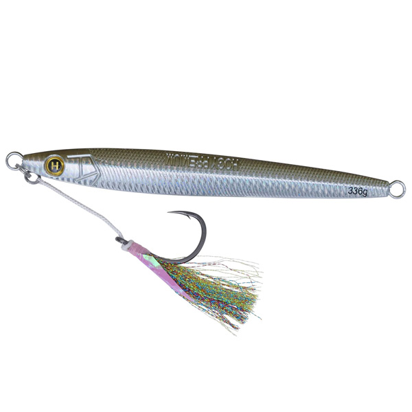 Hogy Lure Company Sand Eel Jig Teaser Assist Hook 8" - Olive 1 Hogy Lure Company Sand Eel Jig Teaser Assist Hook Fishing Lure, 8" - Olive
