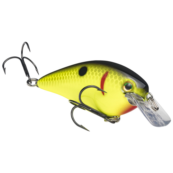 Strike King KVD Squarebill 2.5 Crankbait Hard Bait Lure - Black Back Chartreuse 1 Strike King KVD Squarebill 1.5 Crankbait Hard Bait Lure - Black Back Chartreuse