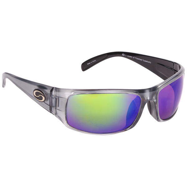 Strike King S11 Okeechobee Sunglasses - Clear Gray Metallic/Green Mirror 1 Strike King S11 Okeechobee Sunglasses - Clear Gray Metallic/Green Mirror