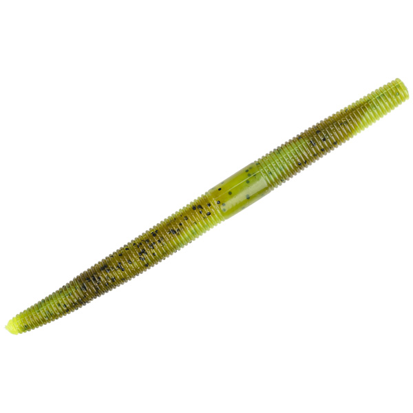 Strike King Shim-E-Stick Fishing Lures - Green Pumpkin/Chartreuse Swirl 1 Strike King Shim-E-Stick Fishing Lures - Green Pumpkin/Chartreuse Swirl