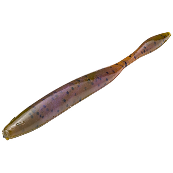 Strike King KVD Dream Shot OPT Soft Bait Lures, 4.25" - Green Pumpkin Purple Swirl 1 Strike King KVD Dream Shot OPT Fishing Lures - Green Pumpkin Purple Swirl