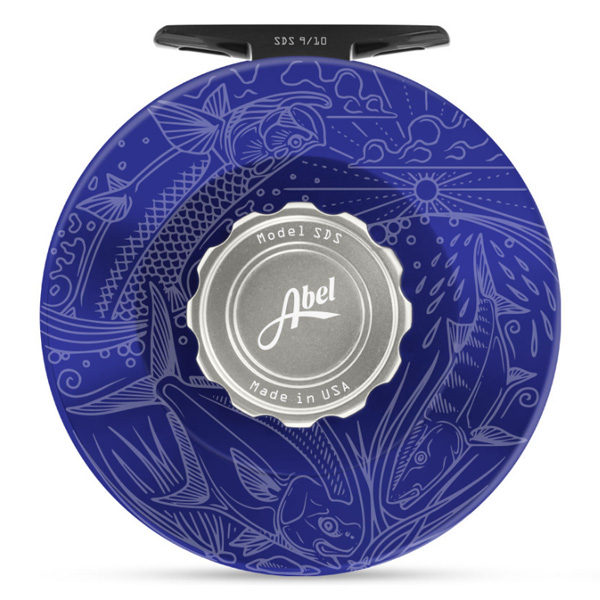 Abel Model SDS 9/10 Underwood Slammin' Fly Fishing Reel - Blue III 1 Abel Model SDS 9/10 Underwood Slammin' Fly Fishing Reel - Blue III