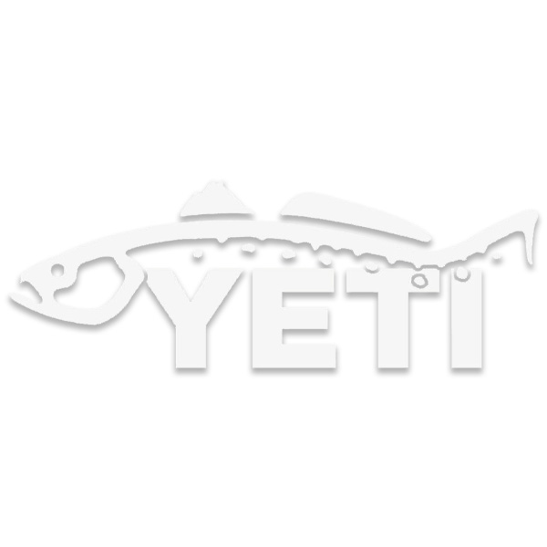YETI Wildlife Window Decal - Trout 1 YETI Wildlife Window Decal - Trout