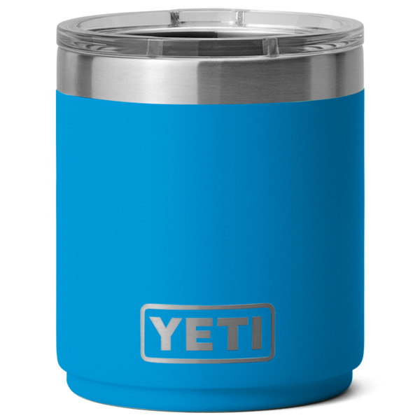 YETI Rambler Stackable Lowball Tumbler - Big Wave Blue 1 YETI Rambler Stackable Lowball Tumbler - Big Wave Blue