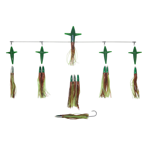 ChatterLures 36" Super Splash Bar with 9" Machine Lures - Sandeel 1 ChatterLures 36" Super Splash Bar with 9" Machine Lures - Sandeel