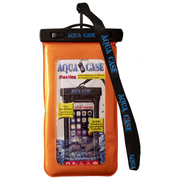 Aqua Case Floating Waterproof Phone Case - Various Colors 3 Aqua Case Floating Waterproof Phone Case - Orange