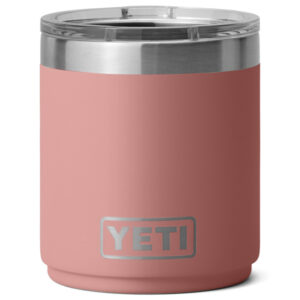YETI Rambler Stackable Lowball Tumbler - Sandstone Pink
