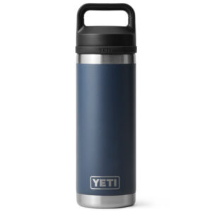 YETI Rambler Water Bottle with Chug Cap, 18oz - Navy