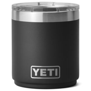 YETI Rambler Stackable Lowball Tumbler - Black