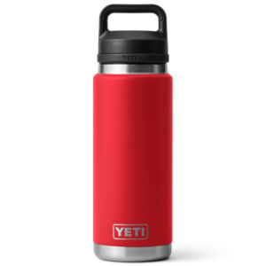 YETI Rambler Water Bottle with Chug Cap, 26oz - Rescue Red