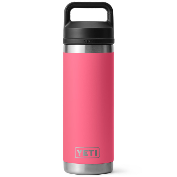 YETI Rambler Water Bottle with Chug Cap, 18oz - Tropical Pink 1 YETI Rambler Water Bottle with Chug Cap, 18oz - Tropical Pink