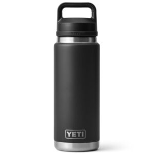 YETI Rambler Water Bottle with Chug Cap, 26oz - Black