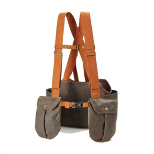 TB CANVAS STRAP VEST RYE BROWN