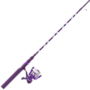 Zebco Fishing Splash Spinning Combo - Tidepool Purple