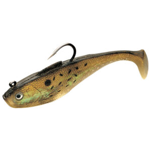 Tsunami Holographic Swim Shad Soft Baits - Golden Bunker