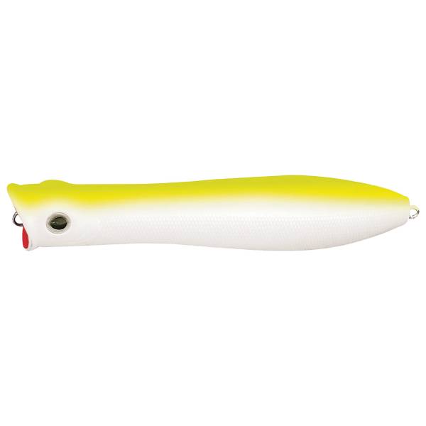 Tsunami Talking Popper XD Fishing Lure, 7" - Chartreuse White 1 Tsunami Talking Popper XD Fishing Lure - Chartreuse White