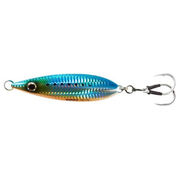 Shimano Butterfly Flat-Fall Jig Lure, 4.06" - Blue Sardine 1 Shimano Butterfly Flat-Fall Jig Lure - Blue Sardine