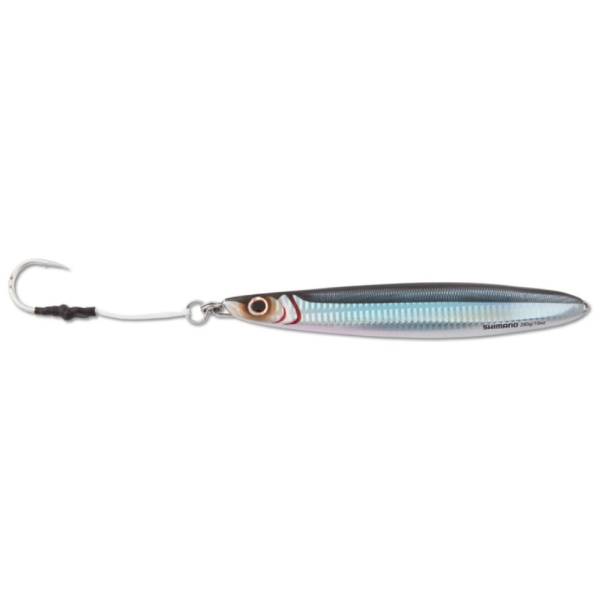 Shimano Butterfly Flat-Side Jig Lure, 5.71" - Black/Silver 1 Shimano Butterfly Flat-Side Jig Lure - Black/Silver
