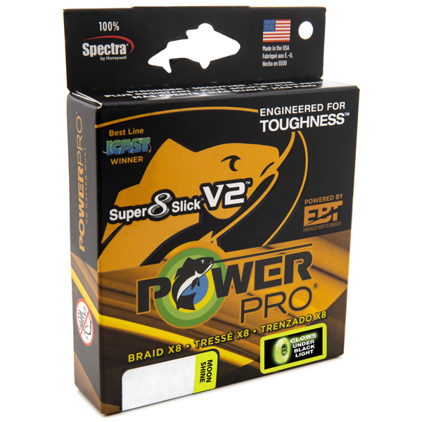 PowerPro Super 8 Slick V2 Fishing Line, 8lb - Moss Green 1 PowerPro Super 8 Slick V2 Fishing Line