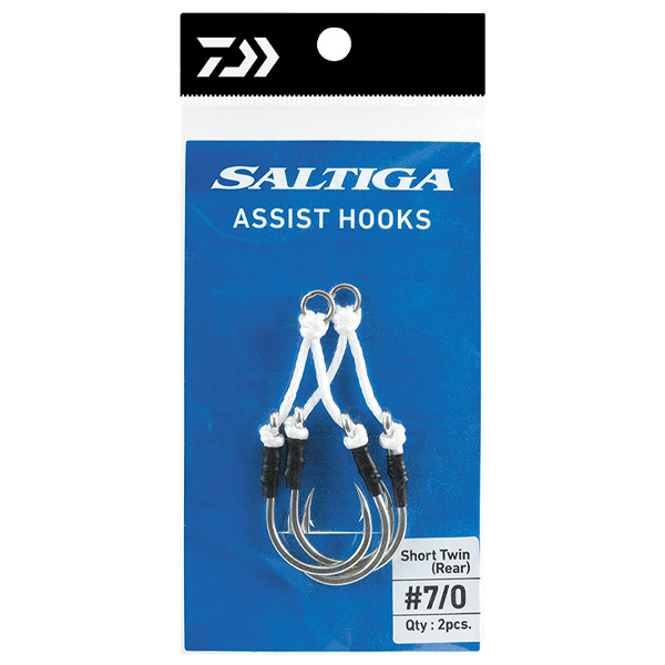 Daiwa Saltiga Dual Assist Fishing Hooks, #7/0 1 Daiwa Saltiga Dual Assist Fishing Hooks