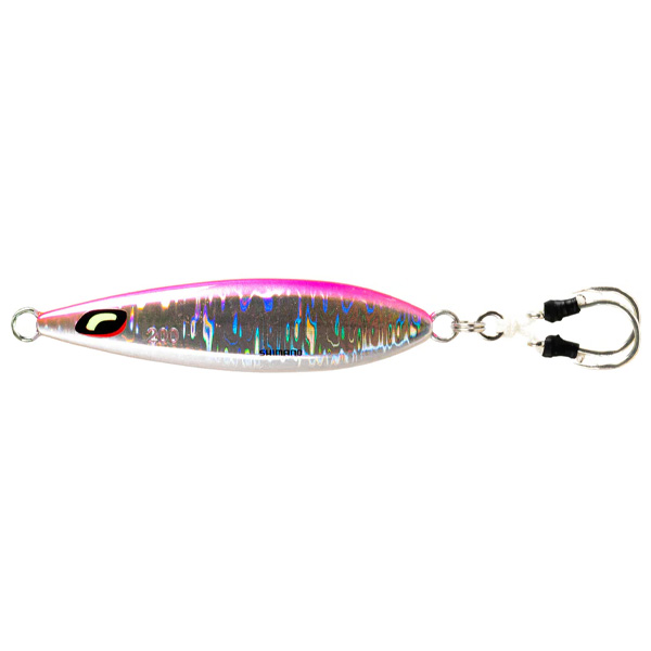 Shimano Butterfly Wing-Fall Jig 250G - Pink Silver 1 Shimano Butterfly Wing-Fall Jig Lure - Pink Silver