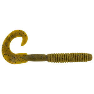 Berkley PowerBait MaxScent Lunch Worm Soft Baits - Green Pumpkin
