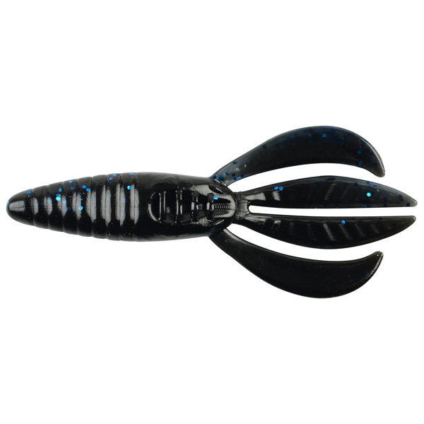 Berkley PowerBait Pit Boss Fishing Lures, 3" - Black-Blue 1 Berkley PowerBait Pit Boss Fishing Lures - Black-Blue