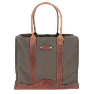 TOM BECKBE CANVAS CARRYALL BAG BARK