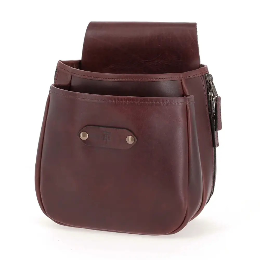 Tom Beckbe Leather Shell Bag Oak 1 TOM BECKBE LEATHER SHELL BAG OAK