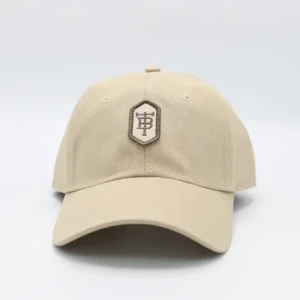 TOM BECKBE SHIELD LOGO BASEBALL CAP WHEAT