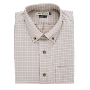 Tom Beckbe Culver Oxford Shirt - Beige Sky