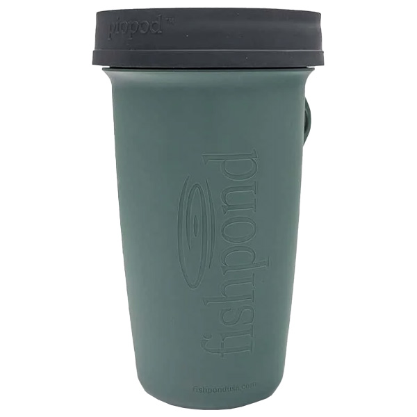 Fishpond Largemouth PIOPOD Portable Trash Container - Steelhead Blue 1 Fishpond Largemouth PIOPOD Portable Trash Container - Steelhead Blue