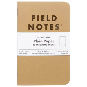 Field Notes Original Kraft Plain Paper Notebooks