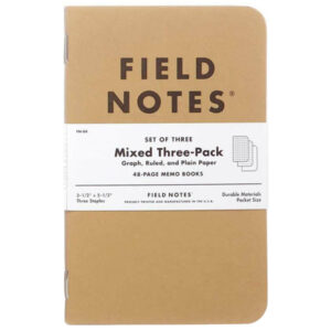 Field Notes Original Kraft Mixed Paper Notebooks