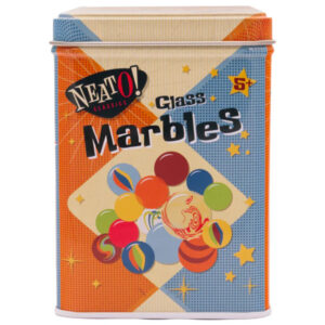 Toysmith Neato! Marbles In Tin Box