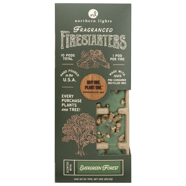 Northern Lights Candles Firestarters - Evergreen Forest 1 Northern Lights Candles Firestarters - Evergreen Forest