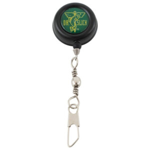 Dr. Slick Co Pin-On Reel, Swivel Ring - Black