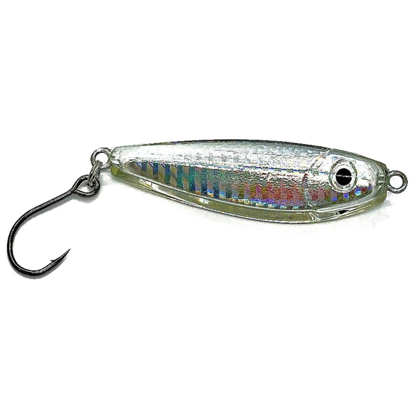 Joebaggs Peanut Resin Jig Lure, 2" - Chrome 1 Joebaggs Peanut Resin Jig Lure - Chrome