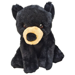 Nature Planet Eco Pals Medium Black Bear Stuffed Animal