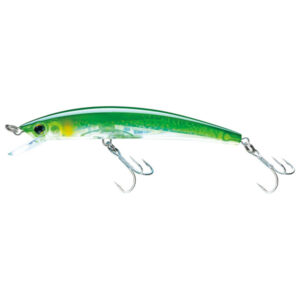 Yo-Zuri Crystal 3D Minnow Floating Fishing Lure - Green Silver