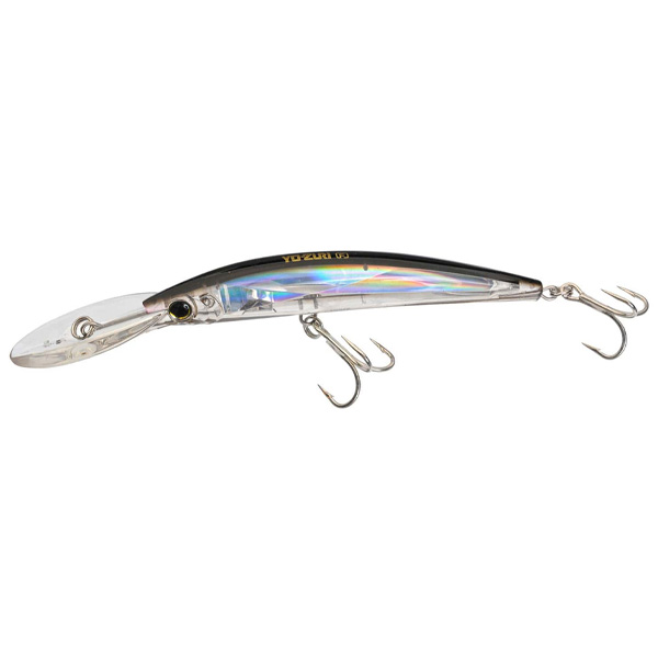 Yo-Zuri Crystal 3D Minnow Floating Fishing Lure, 6" - Silver Black 1 Yo-Zuri Crystal 3D Minnow Deep Diver Fishing Lure - Silver Black
