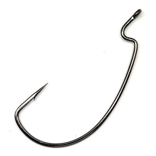 Gamakatsu EWG Worm Hooks, 3/0 - NS Black (5pk) 1 Gamakatsu EWG Worm Hooks - NS Black