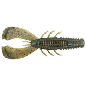 Rapala CrushCity Cleanup Craw Fishing Lures - Green Pumpkin Blue