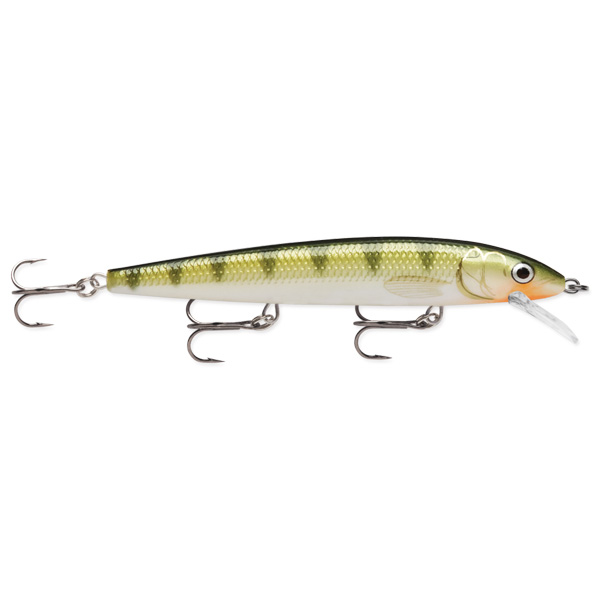 Rapala Husky Jerk Fishing Lure, 5-1/2" - Yellow Perch 1 Rapala Husky Jerk Fishing Lure - Yellow Perch (3 Hook)