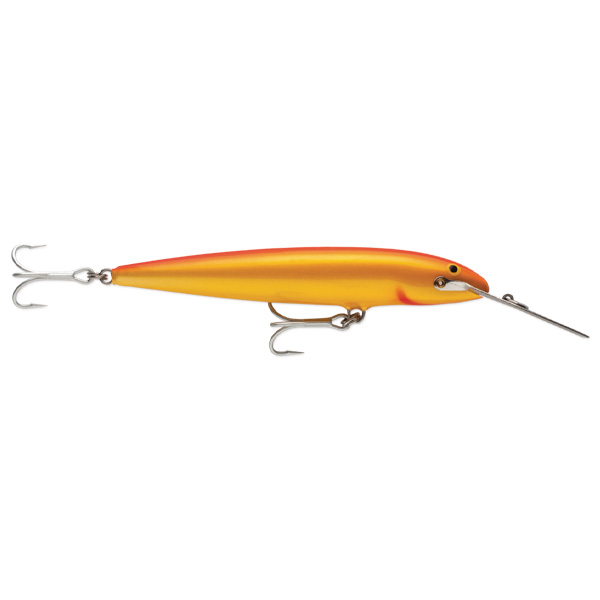 Rapala CountDown Magnum Hard Bait Lure, 7" - Gold Fluorescent Red 1 Rapala CountDown Magnum Hard Bait Lure - Gold Fluorescent Red